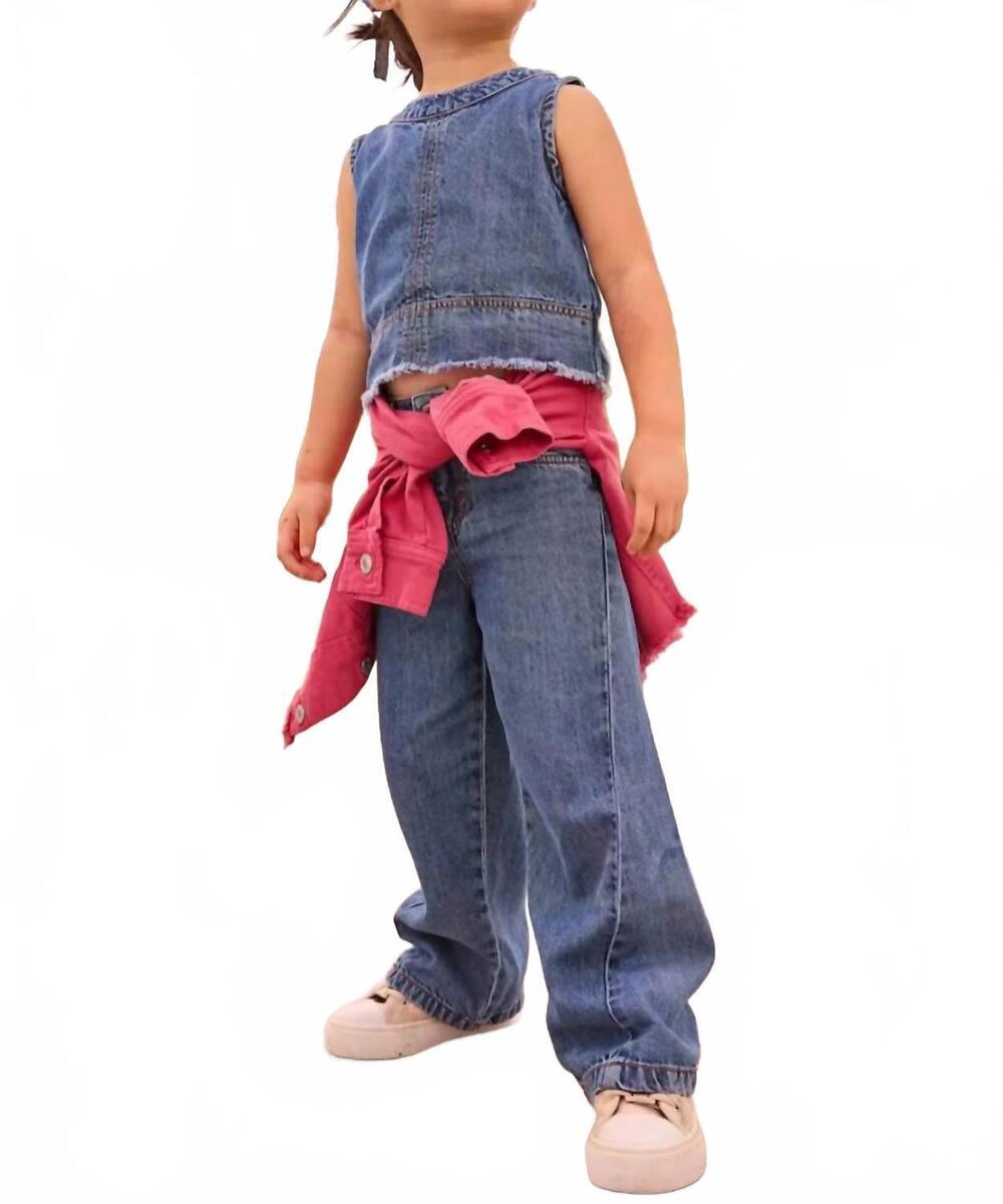 NEW MAYORAL girl's freeplay pants in blue